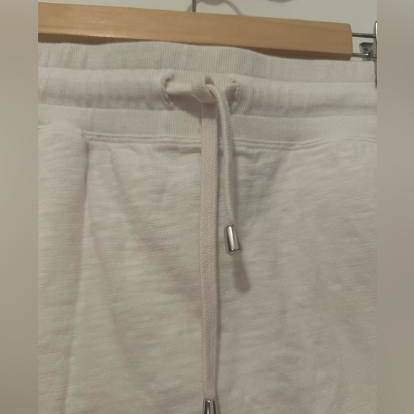 Marc New York cotton white, mesh-panel active skirt w/ drawstring & pockets - S - Picture 4 of 8